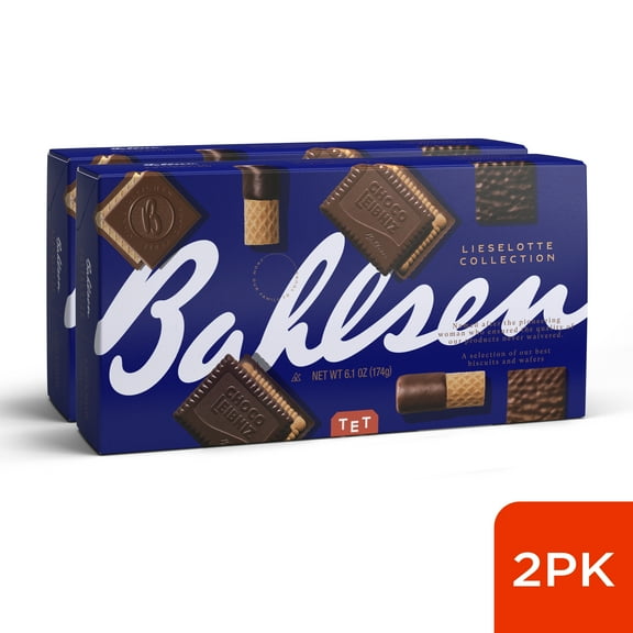 Bahlsen Lieselotte Chocolate Cookies Variety Pack with Choco Wafers, Waffeletten, Choco Leibniz, Ohne Gleichen - 6.1 oz. Box (2 Pack)