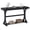 Black, variant on Furnibear Narrow Console Table Vintage 52 Inch Long with Open Storage Shelf for Living Room Entryway Hallway, Brown