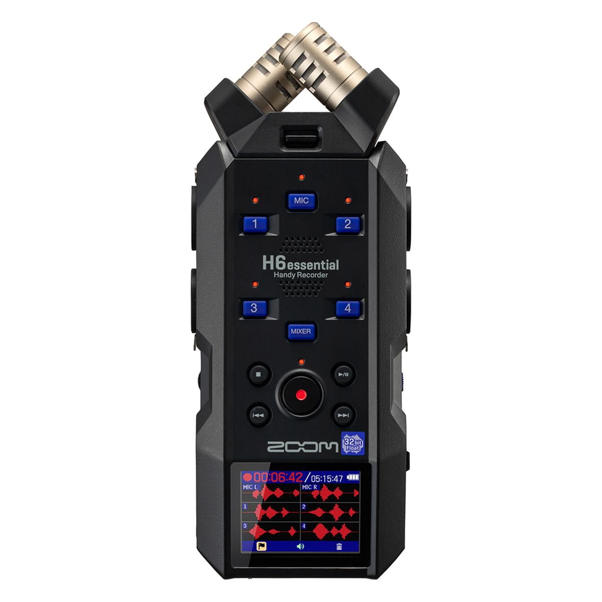 Zoom H6essential 6-Track 32-Bit Float Handy Recorder Bundle with Turnstile Audio TAPH100 Closed-Back Studio Monitor Headphones, 32GB Memory Card and Energizer AAA 1.5V Ultimate Lithium Battery,