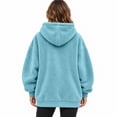 thumbnail image 4 of Women's Pet Dog Pouch Hoodie, Oversized Dog Carrier Sweatshirt with Large Pocket, Long Sleeve Dog Hoodie & Cozy Winter Clothes, 4 of 4