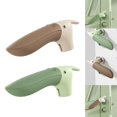 thumbnail image 2 of Abbracc 2 Pcs Cute Shaped Anti-Collision Door Handle Caps Protector for Kitchen Bathroom Brown Green, 2 of 9