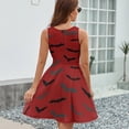 thumbnail image 6 of Bats Dress Fashion Beach Long Dresses Female Party Printed Sundress, 6 of 7