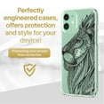 thumbnail image 2 of TPU Clear Case for iPhone 13 Pro Max with Tribal Leonesse design phone cover, 2 of 7
