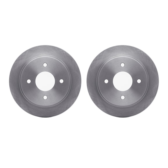 Dynamic Friction Company Rear Brake Rotors 6002-68001
