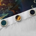 thumbnail image 4 of Homewish Psychedelic Galaxy Planet Curtains Pack of 2 (42x84 Each) for Kids Teens,Outer Space Curtains Blackout,Universe Cosmos Bedroom Curtains,Super Cozy Room Decor, 4 of 6