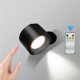 thumbnail image 3 of Luces de lectura LED montadas en la pared, apliques de pared con 3 temperaturas de color y 3 niveles de brillo Batería recargable Bola magnética Rotación de 360 ​​° Control táctil, 3 of 5