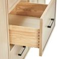 thumbnail image 6 of Ariel Kelly 67 Inch Double Rectangular Sink Bathroom Vanity With Italian Carrara Marble Countertop 1.5 Inch Edge In Oak, 6 of 12