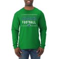 thumbnail image 2 of Wild Bobby City of Philadelphia PHI American Football Gridiron Sports Men Long Sleeve Shirt, Kelly, Small, 2 of 5