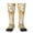 2 Black-2, variant on Groovy Hippie Flower Mushrooms Print Thigh High Socks Extra Long Stretchy Sock Women Over Knee High Opaque Stocking Daily Wear