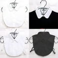 thumbnail image 3 of KuKuZhu Women Cotton Fake Collar Decoration Blouse Detachable Shirt Collar Sweater False Collars Lapel Top Women Apparel Accessories, 3 of 6
