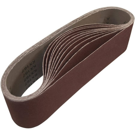 ALEKO 4-Inch X 36-Inch 120 Grit Aluminum Oxide Sanding Belt, Pack Of (Best Sanding Belt For Metal)