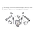 thumbnail image 2 of 1" Ball Clamp Butterfly Clip Arm Dual Holder Mount for Underwater Photography Diving Light System for GoPro Action Camera Flashlight Arms System, 2 of 5