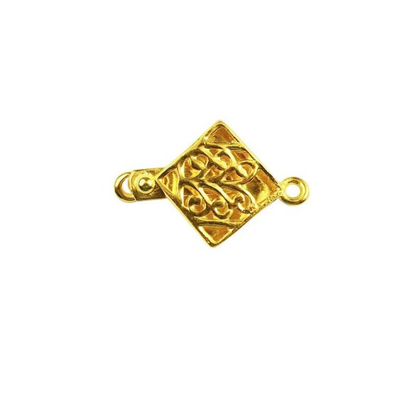 CG-417 18K Gold Overlay Single Hole Multi Strand Clasp