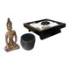 thumbnail image 4 of Juego de jardín de resina, adorno de Feng Shui, estatua de Buda, escultura, soporte de incienso para casa de té, escritorio, sala de estar,, 4 of 7
