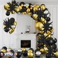thumbnail image 6 of PMU Magic Shiny Starburst 22 Inch Mylar Foil Balloon - Black - Party Decoration Accesory (1/Pkg) Pkg/1, 6 of 6