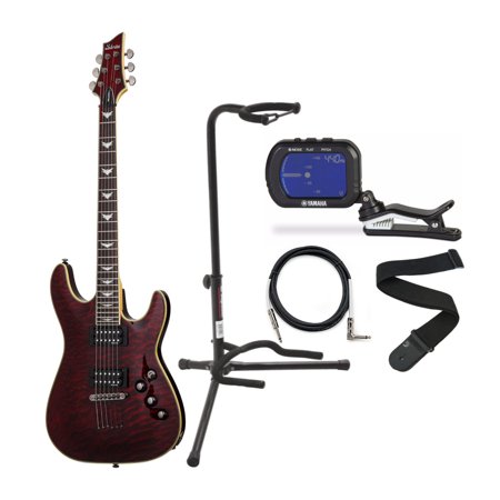 Schecter Omen Extreme-6 6-String Electric Guitar with Tuner Bundle