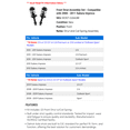 thumbnail image 2 of Front Strut Assembly Set - Compatible with 2008 - 2011 Subaru Impreza 2009 2010, 2 of 2