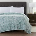 thumbnail image 1 of Hometrends Super Soft Paisley Plush Blanket Queen, 1 of 3