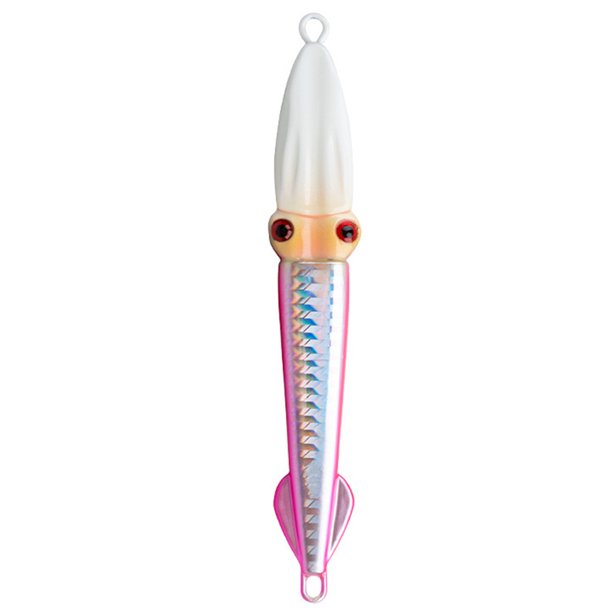Cebo Pesca Calamar Duro Wobblers Ojos 3D Hundimiento Rápido Accesorios