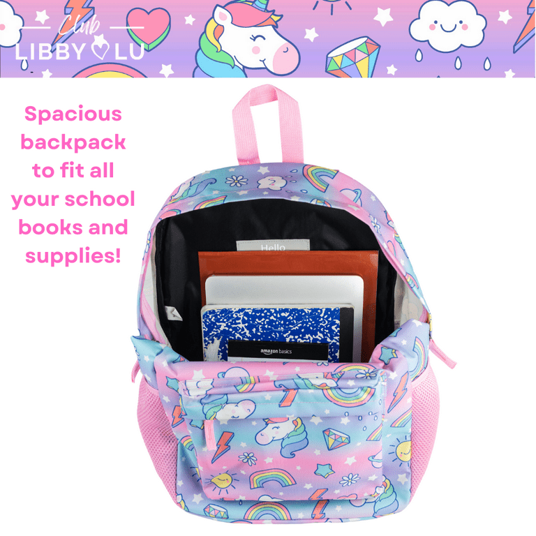 Rainbow unicorn shop backpack walmart