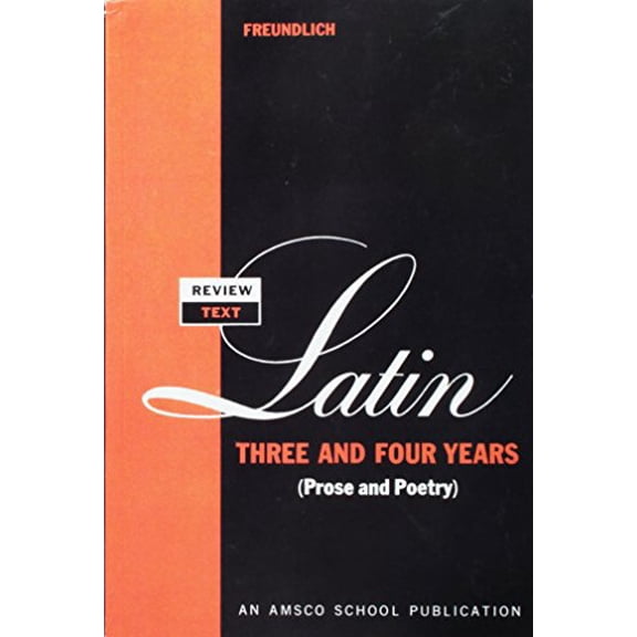 Pre-Owned Review Text in Latin Three and Four Years (Hardcover) 0877205582 9780877205586