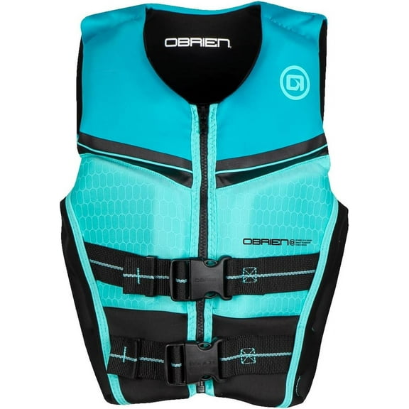 O'Brien Youth Small Flex V-Back CGA Life Jacket (55-75 lbs), Aqua