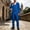 #105-Blue, variant on Men's Medieval Victorian Tailcoat Suit Halloween Cosplay Costume Long Hooded Jacket For Stage Party Performance Gift