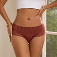 thumbnail image 5 of COMVALUE Sexy Womens Underwear Lace Shorts - Boy Shorts Sexy Cheeky Panties Breathable Lightweight Soft Boyshorts Panty 2026 (Coffee, M), 5 of 9