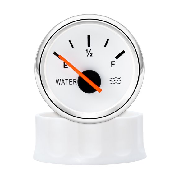 100-500mm Stainless Steel Marine Water Level Gauge Sensor Fit Boat Car Water Level Gauge Meter 0-190ohm With Red Backlight ,Widely Use