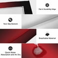 thumbnail image 6 of Black Red Ombre Outdoor Rug for Patio/Deck/Porch, Non-Slip Large Area Rug 4 x 6 Ft, Modern Art Abstract Aesthetics Indoor Outdoor Rugs Washable Area Rugs, Reversible Camping Rug Carpet Runner, 6 of 8