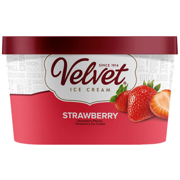 Velvet Fresh Strawberry Ice Cream