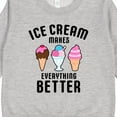 thumbnail image 3 of Inktastic Ice Cream Makes Everything Better Toddler Sweatshirt, 3 of 4
