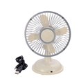 thumbnail image 3 of yuksok Mini Desk Fan Personal Portable Fan Lightweight Indoor Compact Shaking Head Fans Beige, 3 of 8