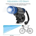 thumbnail image 3 of Aduro Sport Bike Light Flashlight Bicycle Headlight, Powerful 40X Brighter Bicycle LED Lights Battery Powered (3 AAA) Front Head Light Bike (Blue/Gray), 3 of 3