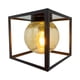 thumbnail image 2 of Lampara de Techo LUZ IDEAL Colgante Cubo 1 Luz Cristal Ambar, 2 of 5