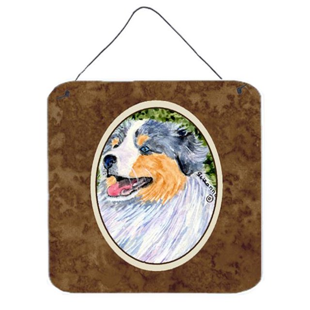 Australian Shepherd Aluminium Metal Wall Or Door Hanging Prints