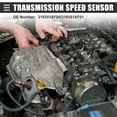 thumbnail image 2 of 2pcs Sensor de velocidad de entrada de transmisión automática para Nissan Altima 2007-2022 No.319351XF00/319351XF01, 2 of 7