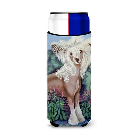 

Caroline s Treasures 7052MUK Chinese Crested Ultra Hugger for slim cans Slim Can multicolor