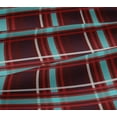 thumbnail image 5 of oneOone Viscose Jersey Maroon Fabric Madras Check Sewing Craft Projects Fabric Prints By Yard 60 Inch Wide, 5 of 5