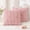 Pink Bow, variant on Pack of 2 Throw Pillow Covers 18x18, Soft Plush Faux Wool Couch Pillow Covers, Pink Bow (Pillow Cover Only, No Inserts Included)