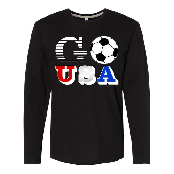 Inktastic Go, USA- Soccer, Football Long Sleeve T-Shirt