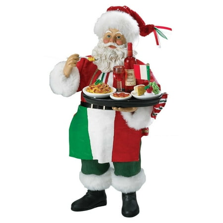 - Kurt Adler 10.5 in. Musical Italian Santa