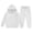 White, variant on Girl's 2 Piece Pullover Sweatshirt Set Heart Baseball Print Hoodie Set Two Piece Set Long Sleeve Hoodie And Sweatpants Fashion Sweatshirts and Sweatpants 2-3 Years