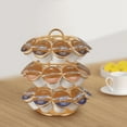 thumbnail image 2 of 27 Card Positions Pod Carousel Holder - Rotating 360 Degrees Metal Coffee Organizer for, 2 of 6