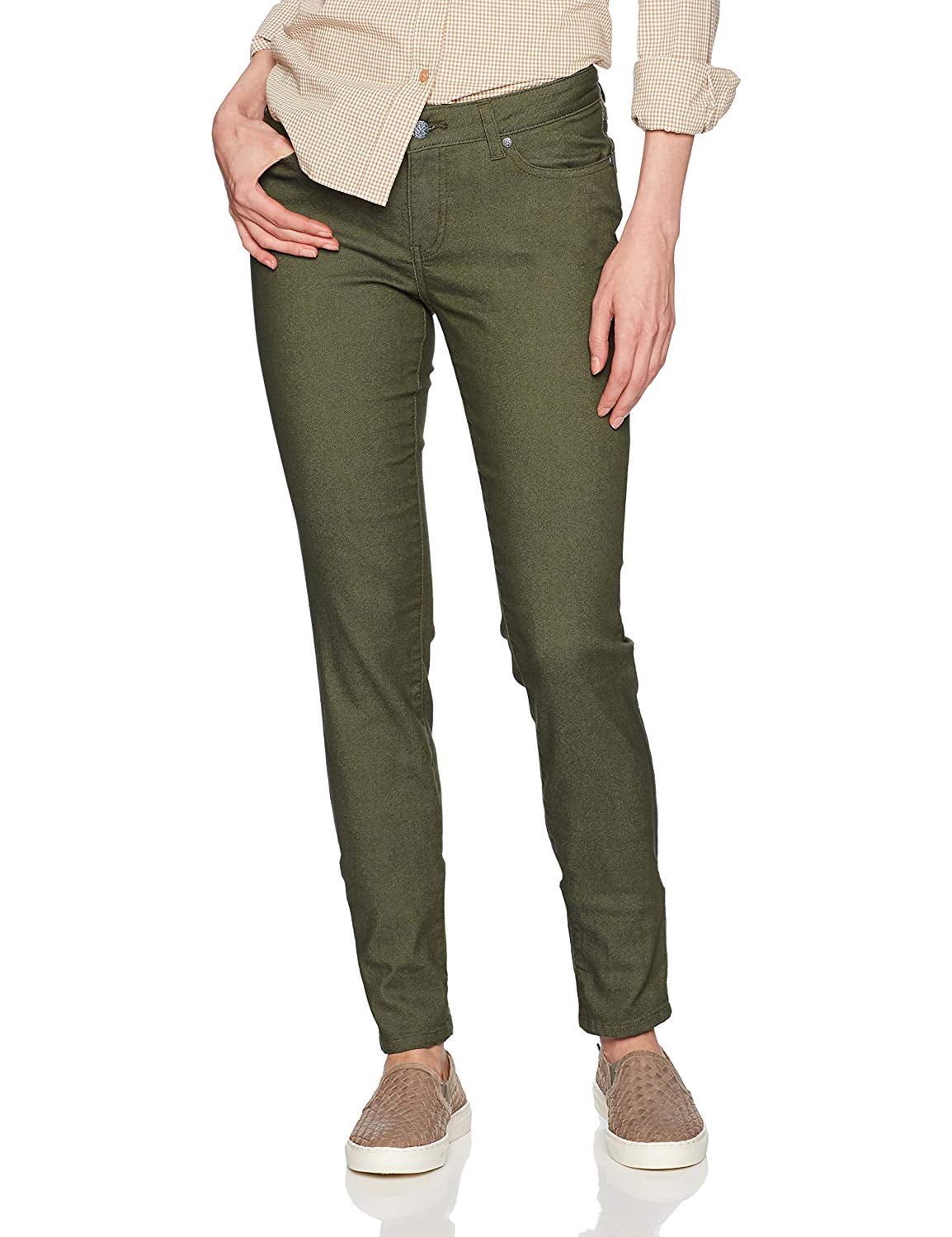 prAna Women's Short Inseam Kayla Jean Pants, 6, Cargo Green Walmart