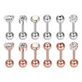 thumbnail image 1 of 6/12 Uds Barbell Jewelry para s Joyería de moda Conjuntos mixtos 12 Sunnimix Joyas para piercing corporal, 1 of 6