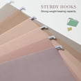 thumbnail image 3 of 12 Pack Decorative Hanging File Folders, Letter Size with Tab, 6 Color Assorted for Filing Cabinet Office Supplies(Neutral Color), 3 of 4