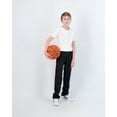 thumbnail image 6 of Real Essentials 3 Pack: Boys' Tricot Open Bottom Fleece-Lined Sweatpants with Pockets, 6 of 7