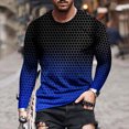 thumbnail image 6 of Black Zip Up Sweatshirt Mens Lightweight Long Sleeve Shirt Casual Geometry Print T Shirt Tee Graphic Tee Outdoor T Shirt, 6 of 7