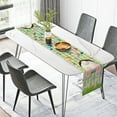thumbnail image 4 of SUNOLIFE Happy Easter Table Runner,Easter Bunny Eggs Kitchen Dining Table Decoration for Home Party 13 x 108 Inches, 4 of 4